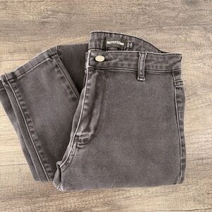 PrettyLittleThing Faded Black High-Rise Jeans